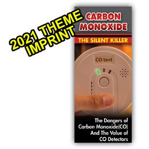 Imprinted Carbon Monoxide Brochure - 2021 Theme