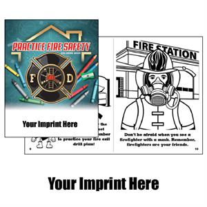 <!--1-->Imprinted Practice Fire Safety Coloring Book