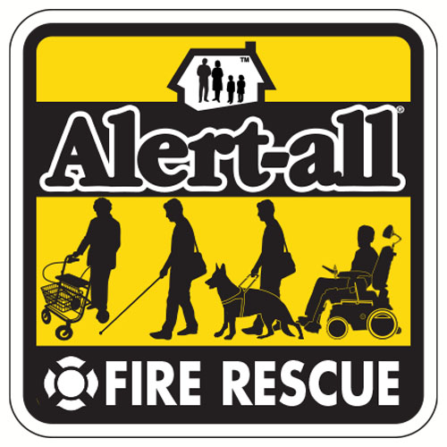 Alert-All Fire Rescue Cling