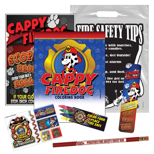 Cappy Firedog Fire Safety Kit