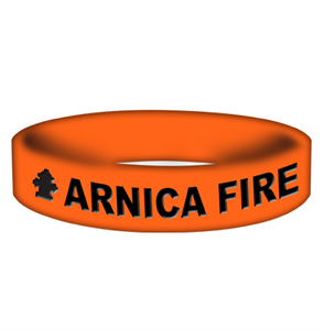 Custom Orange Awareness Band - Fire Hydrant