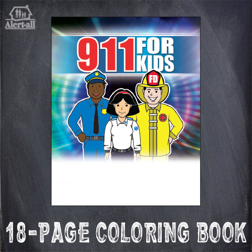 9-1-1 for Kids Coloring Book