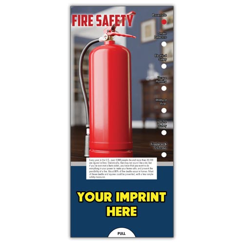 Fire Hazards Slide Guides - Imprinted