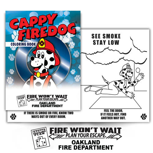 fire dog coloring pages