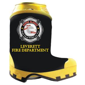 Imprinted 12 oz Fire Boot Can Hugger - 2024 Theme Logo