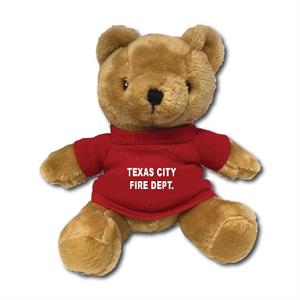 Imprinted 7^ Imprinted Brown Bear w/ T-Shirt