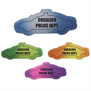 Imprinted Die Cut Police Car Mood Eraser - Assorted