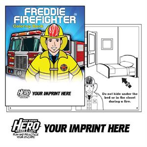 Imprinted Freddie Coloring Book - 2019 Theme Logo