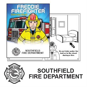 Imprinted Freddie Coloring Book - 2024 Theme Logo