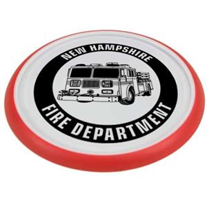 Imprinted Red Grip Coaster - Fire Truck