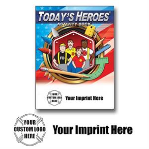 Imprinted Today's Heroes Act Book - Custom Logo