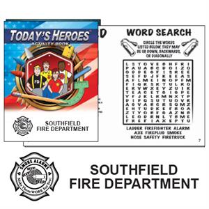 Imprinted Today's Heroes Activity Book - 2024 Theme Logo