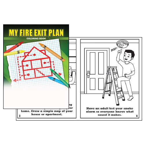 house on fire coloring pages