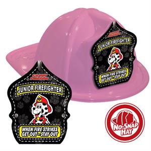 Stock Pink Cappy Jr. Firefighter Hat