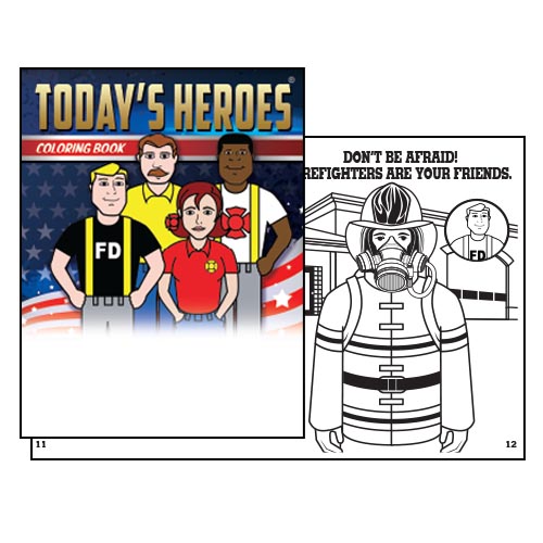 Today's Heroes Coloring Book