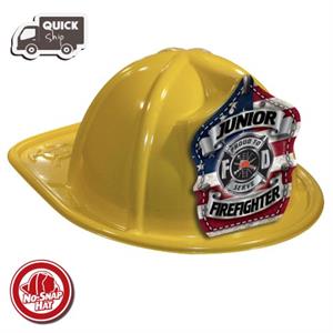 Yellow Fire Hat - Americana Parade Shield