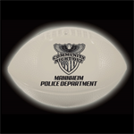 Imprinted Vinyl Glow In Dark Football - Community Night Out