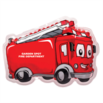 Imprinted Red Fire Truck Hot/Cold Pack
