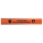 Imprinted Nylon Reflective Slap Bracelets - Gray - Badge / Dog