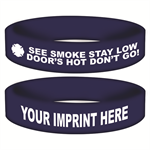 Custom Awareness bands Navy Blue - See Smoke Messa