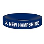 Custom Awareness bands Navy Blue - Ribbon