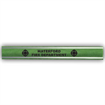 Custom Nylon Reflective Slap Bracelets - Green