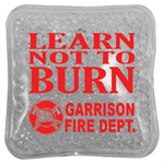 Imprinted Clear Hot/Cold Gel Pack - Learn Not To Burn