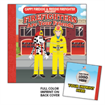 Imprinted Story Book - Cappy & Freddie Firefighter - Custom Logo