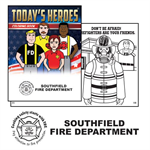 Imprinted Today's Heroes Coloring Book - 2023 Theme