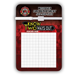 Imprinted Magnetic Dry Erase Memo Board - Know Two Ways Out