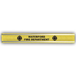 Custom Nylon Reflective Slap Bracelets - Yellow