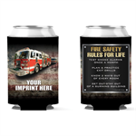 Custom 12 oz Can Hugger - Fire Truck