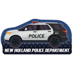 Imprinted Police SUV Shape Magnet