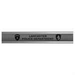 Custom Nylon Reflective Slap Bracelets - Gray