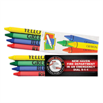 Imprinted Crayon Box - Pack of 4 - 2024 Theme Logo