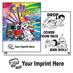 Imprinted Cali Fire Pup Coloring Book - Smoke Alarm