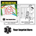 Imprinted My Fire Exit Plan Coloring Book - Star of Life