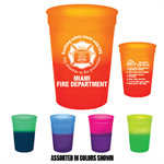 Imprinted 17 oz Mood Cups Assorted - 2023 Theme