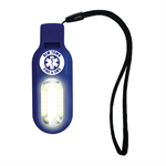 Imprinted Blue COB Light/Whistle - Star of Life