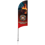 Imp. 9 Ft. Sail Flag -1 Side Print - 2023 Theme