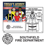 Imprinted Today's Heroes Coloring Book - 2024 Theme Logo