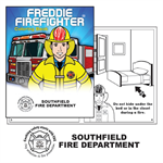 Imprinted Freddie Coloring Book w/ 2023 Theme Logo