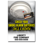 Custom 12^ x 18^ Smoke Alarm Poster