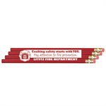 Imprinted Red Economy Pencils - 2023 Theme