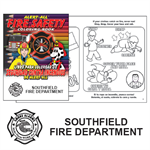 Imprinted Alert-All Bilingual Coloring Book - 2024 Theme Logo