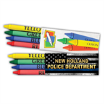 Custom Crayon Box - Pack of 4 - Thin Blue Line