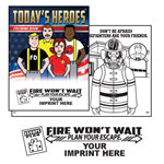 Imprinted Today's Heroes Coloring Book - 2022 Theme