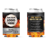 Custom 12 oz Can Hugger - Flames