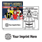 Imprinted Today's Heroes Coloring Book - Serve & Protect Maltese