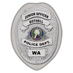 IMP. POLICE BADGE STICKER - STATE SEAL (WA)